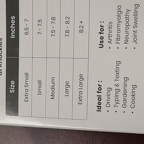 Single compression glove RIGHT HAND - Picture 3 of 8